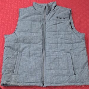Ariat Men's Blue Quilted Vest